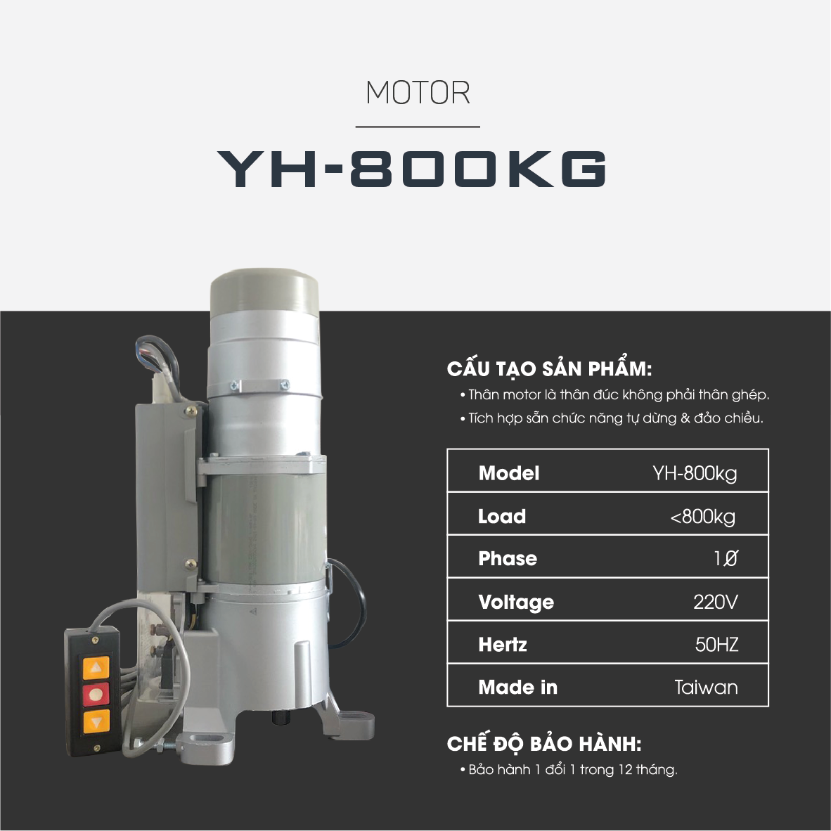 Motor YH 800kg