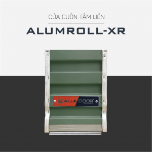 cửa cuốn tấm liền xanh rêu