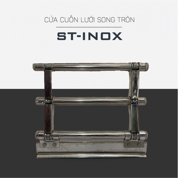 cửa cuốn lưới song ngang tròn inox 304