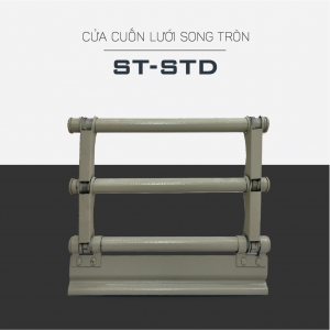 cửa cuốn lưới song ngang tròn sơn tĩnh điện