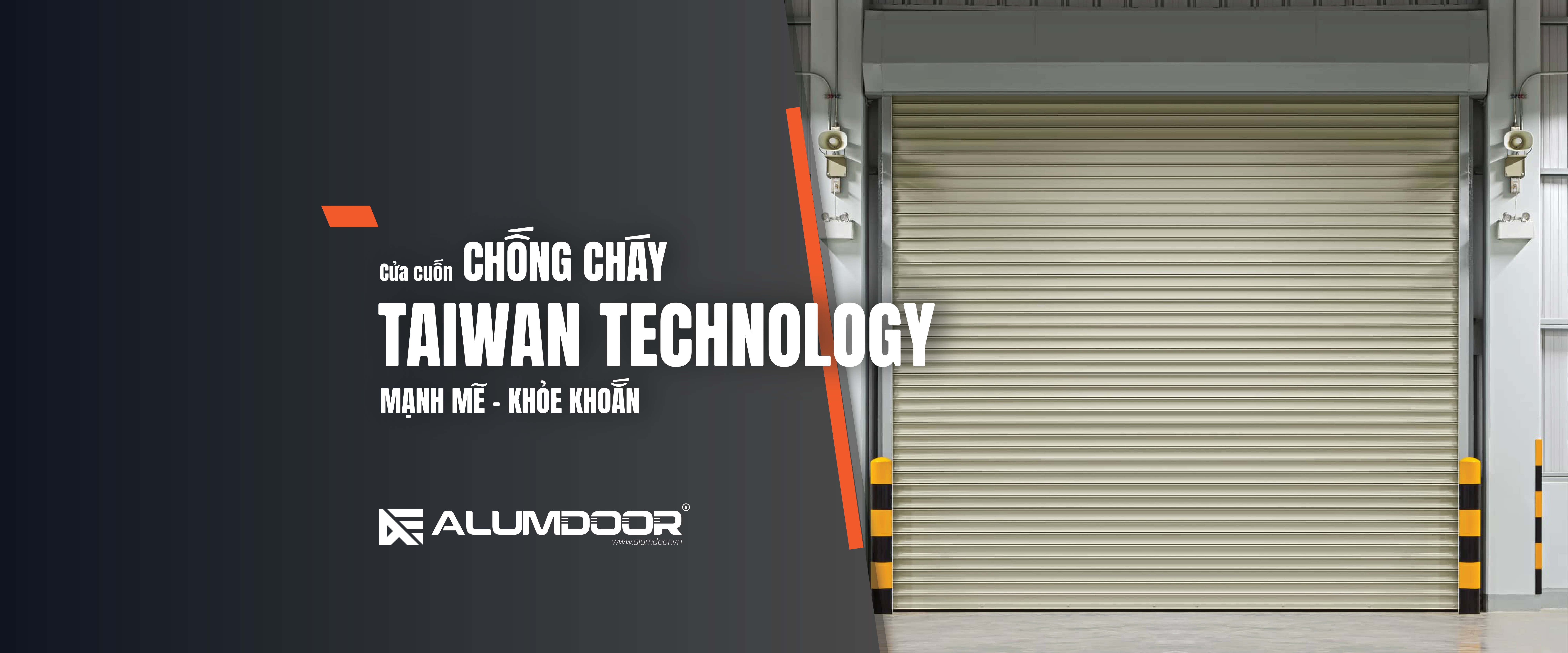 Alumdoor Banner - Cửa cuốn đài loan 01