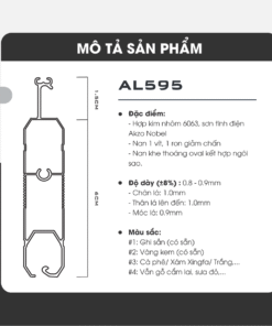Alumdoor AL595 - Đặc điểm sản phẩm