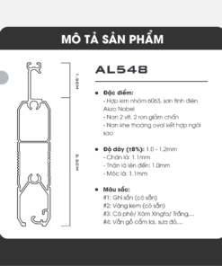 Alumdoor AL548 - Đặc điểm sản phẩm
