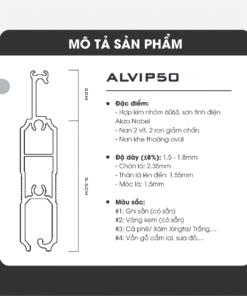 Alumdoor ALVIP50 - Đặc điểm sản phẩm