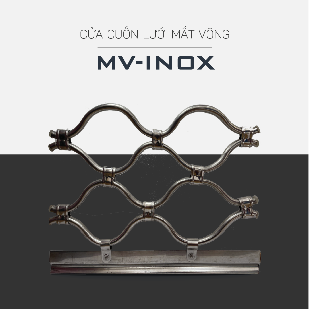 Alumdoor Cửa Cuốn Lưới Mắt Cáo Inox 304