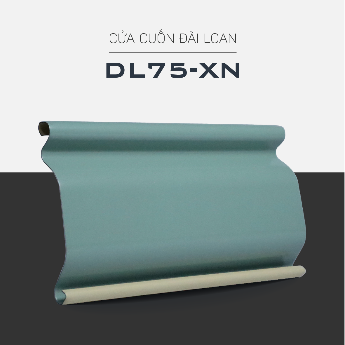 Alumdoor - Lá Đài Loan Bảng 75 Xanh Ngọc