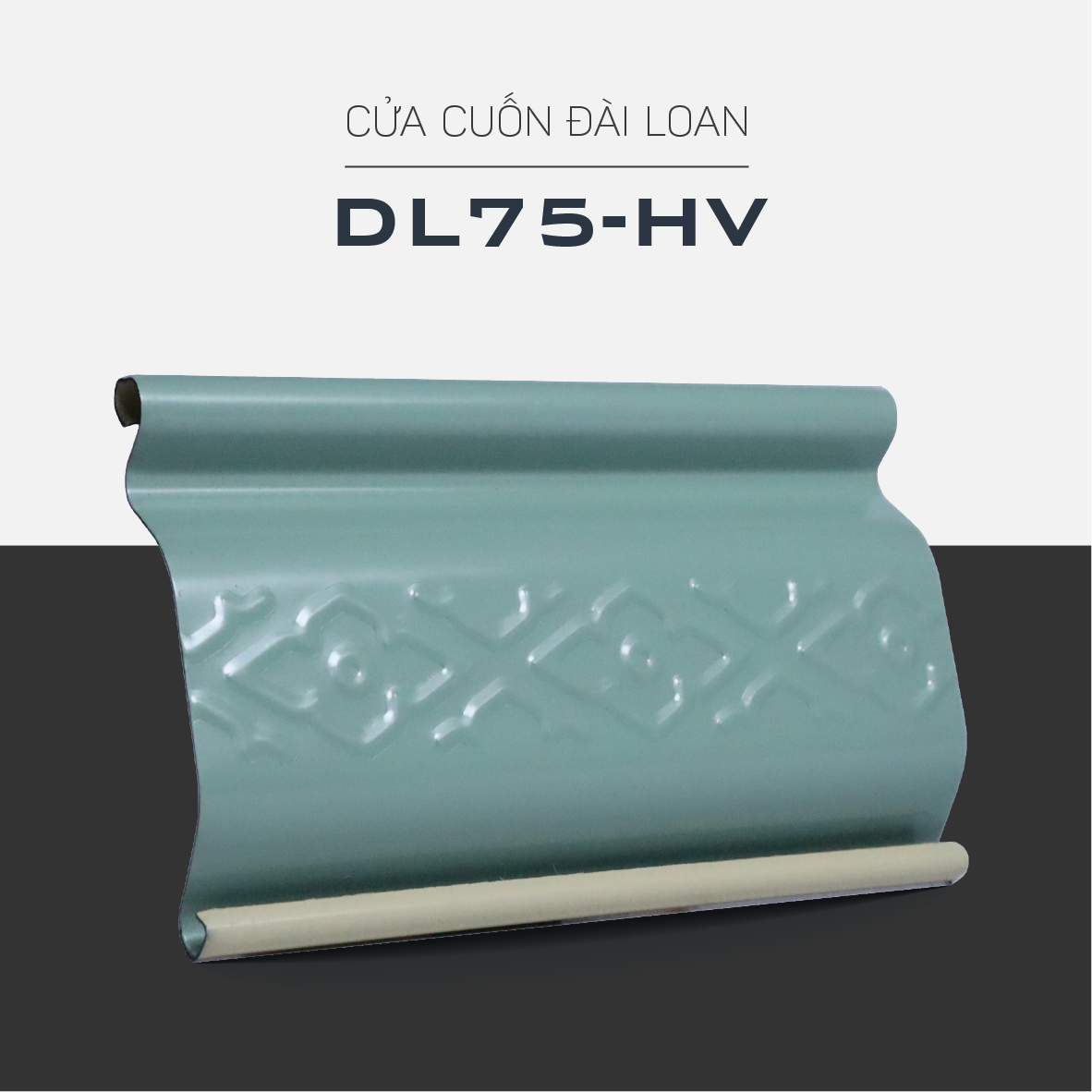 Alumdoor - Lá Đài Loan Bảng 75 Hoa Văn