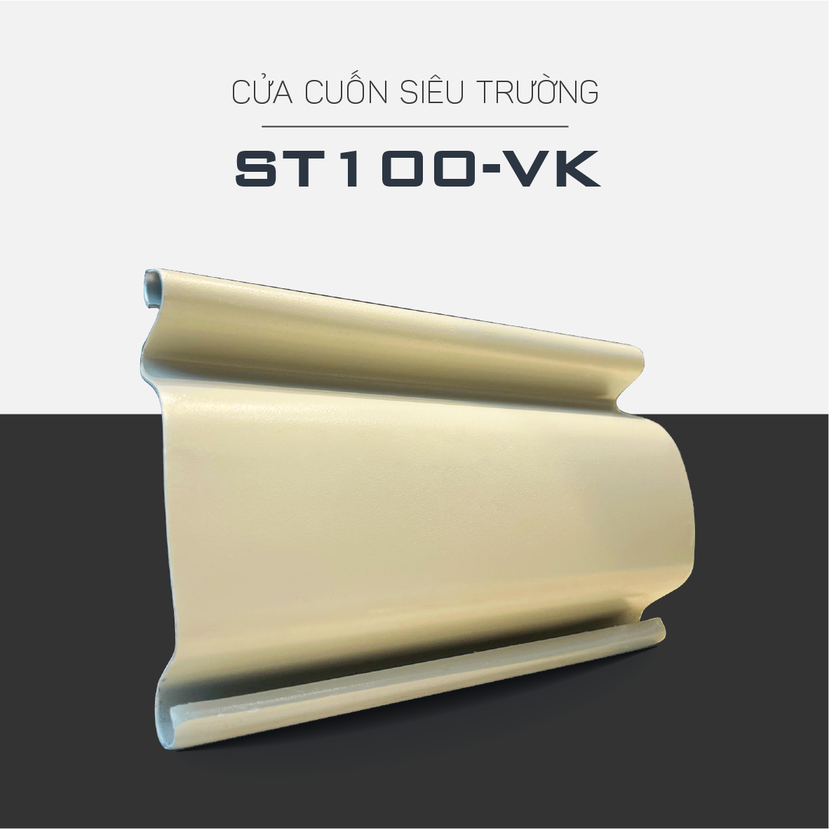 Alumdoor - Lá Siêu Trường Vàng Kem