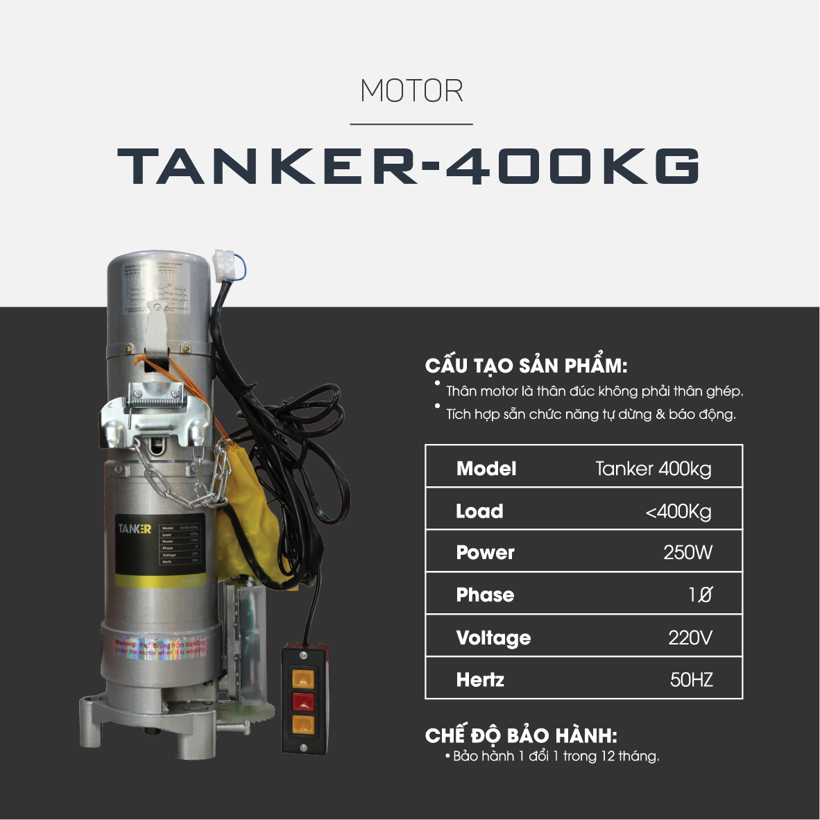 Alumdoor - Motor Tanker 400kg