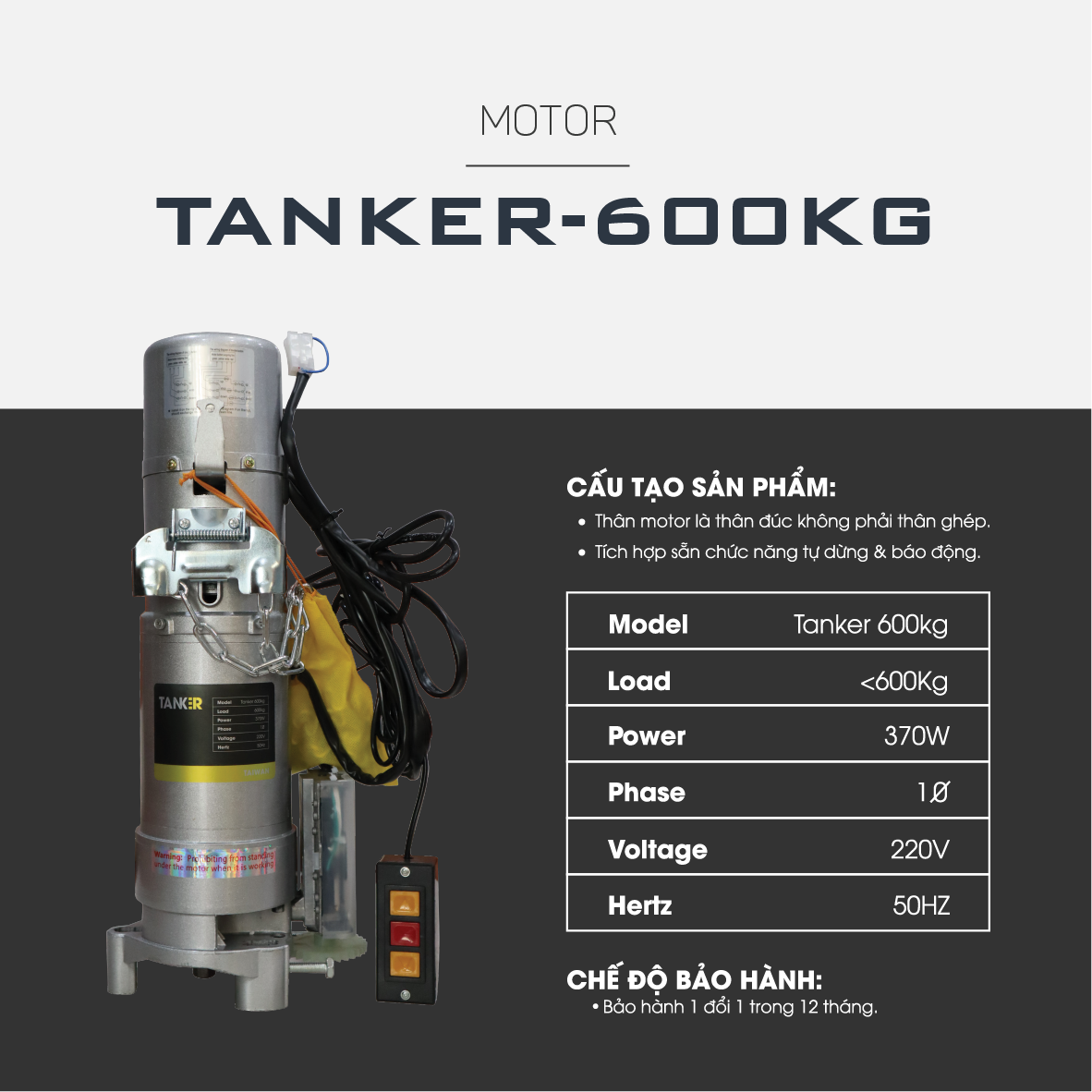 Alumdoor - Motor Tanker 600kg