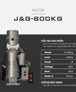 Alumdoor - Motor JG 800kg