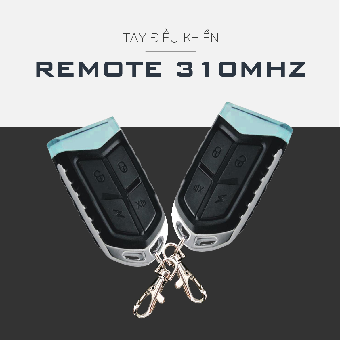 Alumdoor - Remote mã sóng 310Mhz
