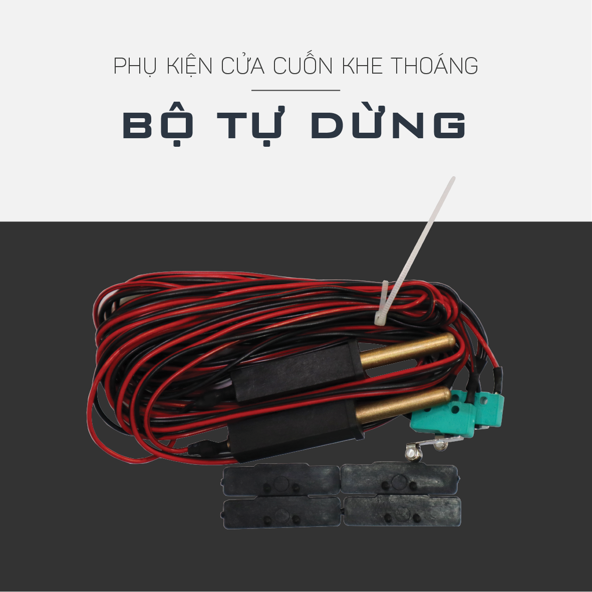 Alumdoor - Hệ thống tự dừng hoặc còn gọi là cảm biến tự dừng cửa cuốn