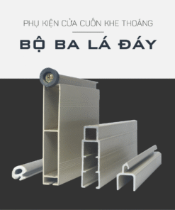 Alumdoor - Bộ ba lá đáy cửa cuốn Đức