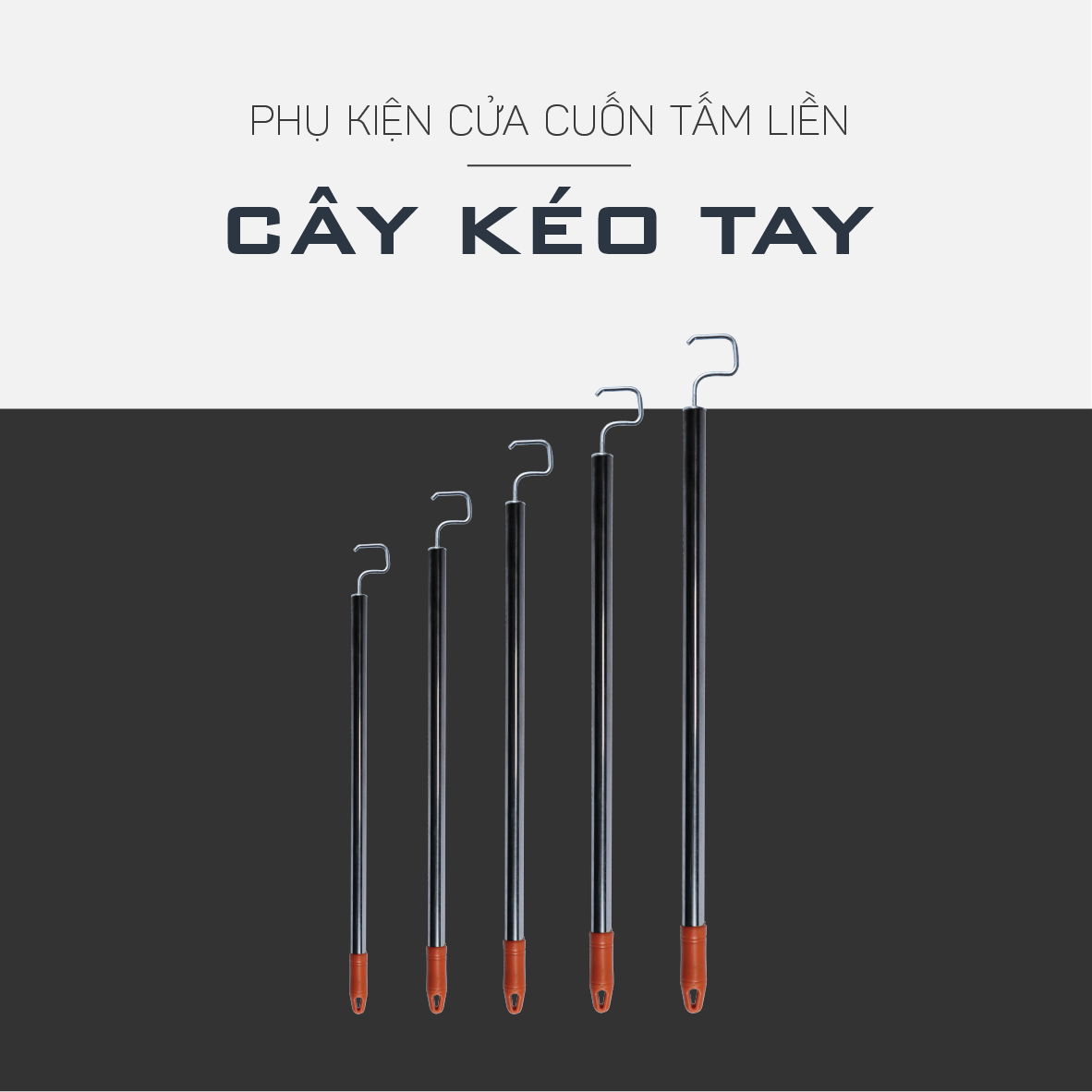 Alumdoor - Cây kéo cửa cuốn hay còn gọi là móc kéo cửa cuốn