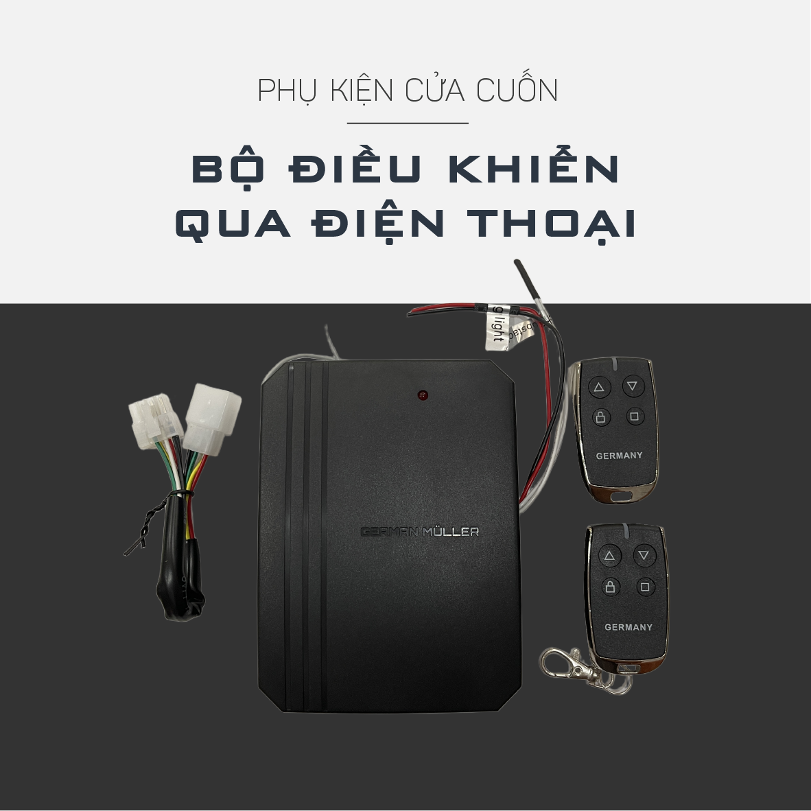 Alumdoor - Bộ Điều Khiển Cửa Cuốn Bằng Điện Thoại Cao Cấp